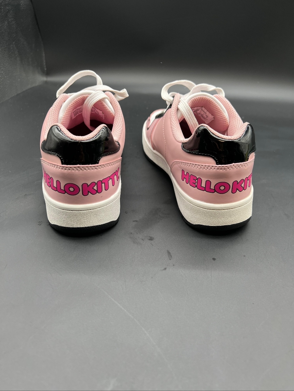 Sanrio Hello Kitty Pink Black Colorblock SneakersSize: US Women's 7 - Picture 3 of 7